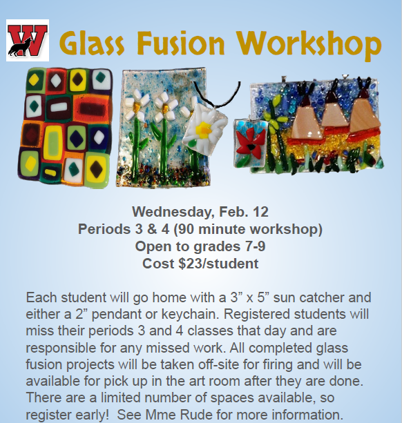 Glass Fusion Workshop Details